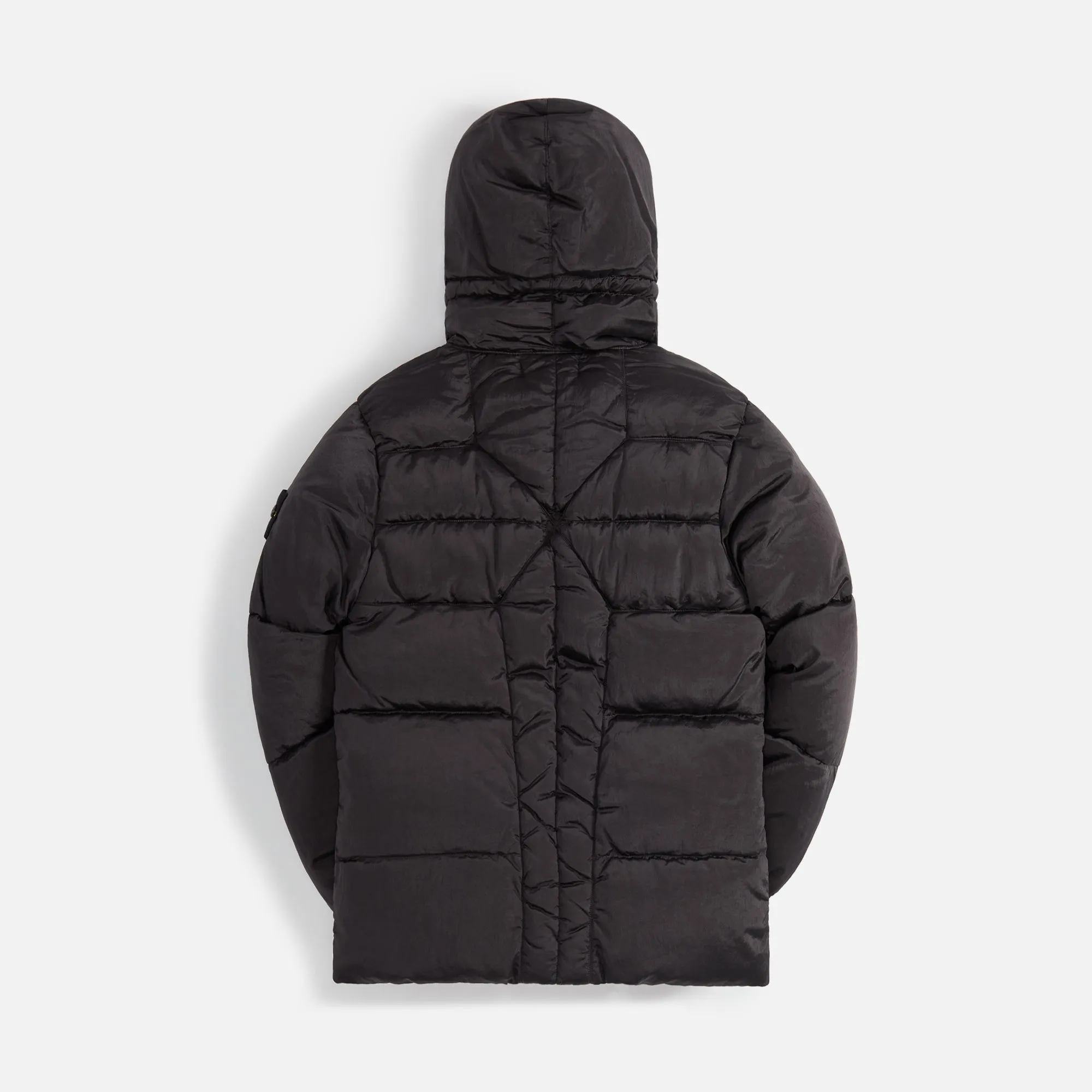Stone Island Nylon Metal Garment Dyed Hooded Down Jacket - Charcoal sold by Kith product image thumbnail 2