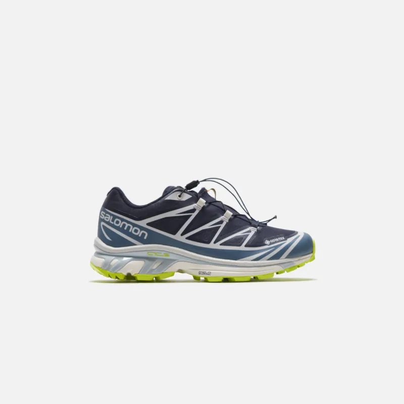 Salomon XT-6 GTX - Night Sky / China Blue / Acid Lime sold by Kith
