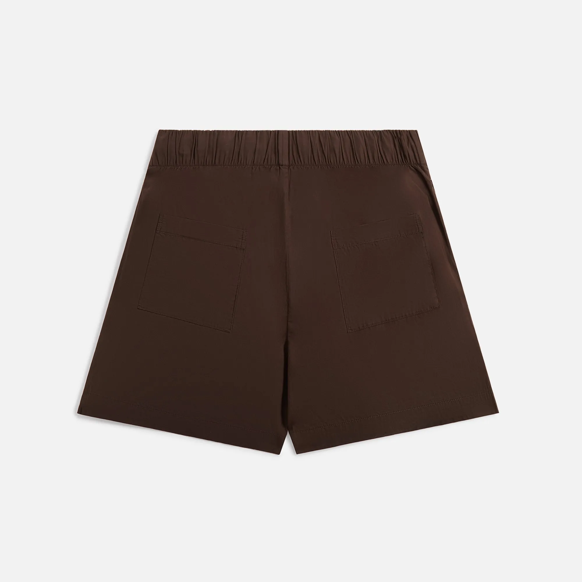 Tekla Poplin Pajama Shorts - Coffee sold by Kith product image thumbnail 2