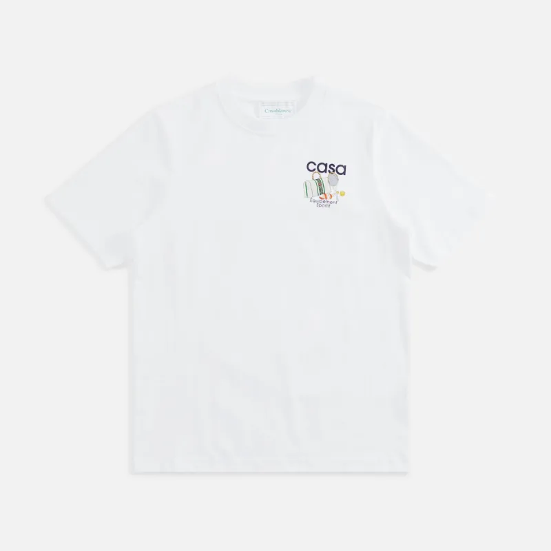 Casablanca Equipement Sportif Printed Tee - White made by Kith