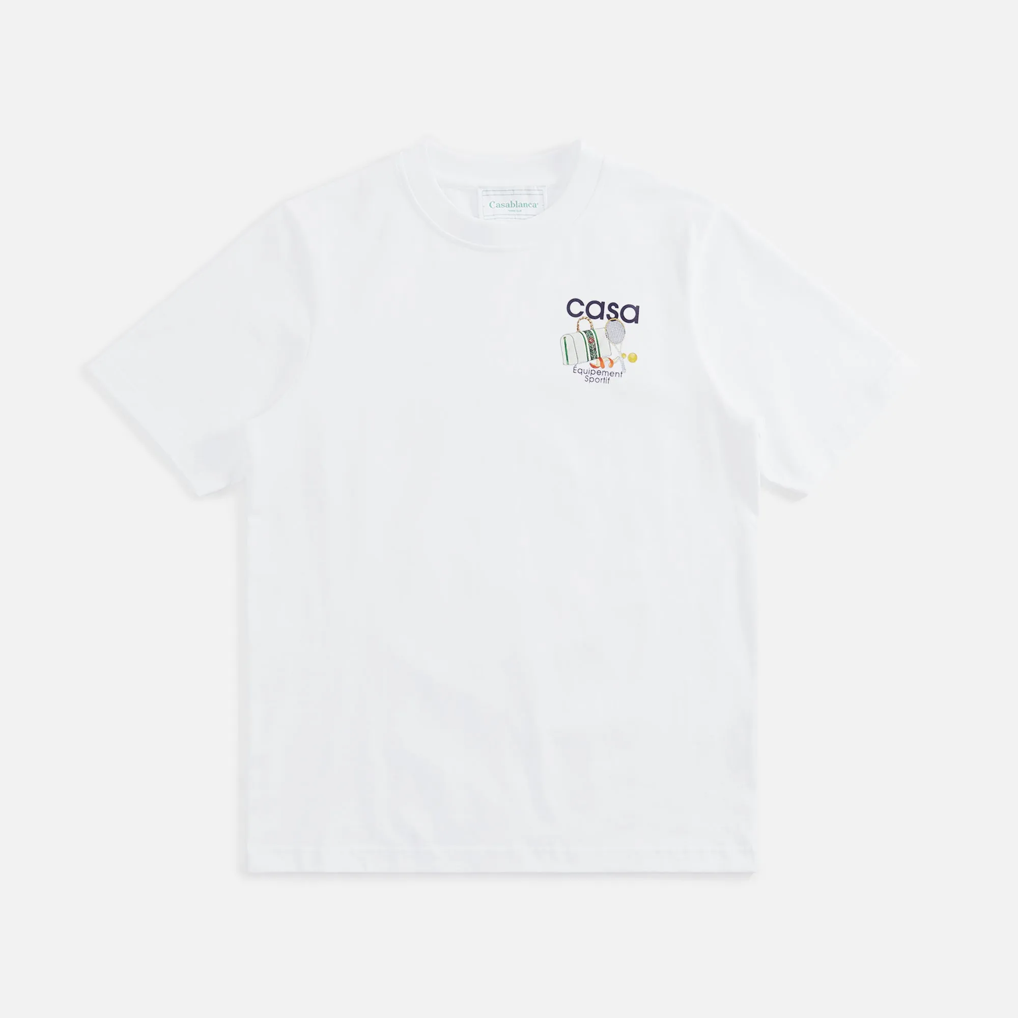 Casablanca Equipement Sportif Printed Tee - White sold by Kith