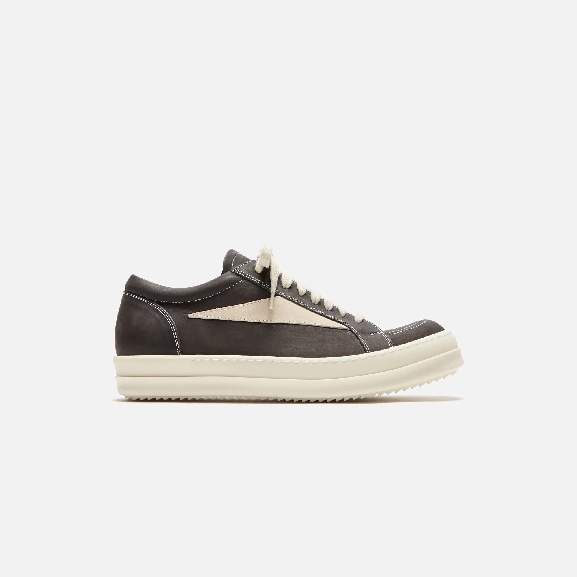 Rick Owens WMNS Vintage Sneaks - Dark Dust / Milk sold by Kith