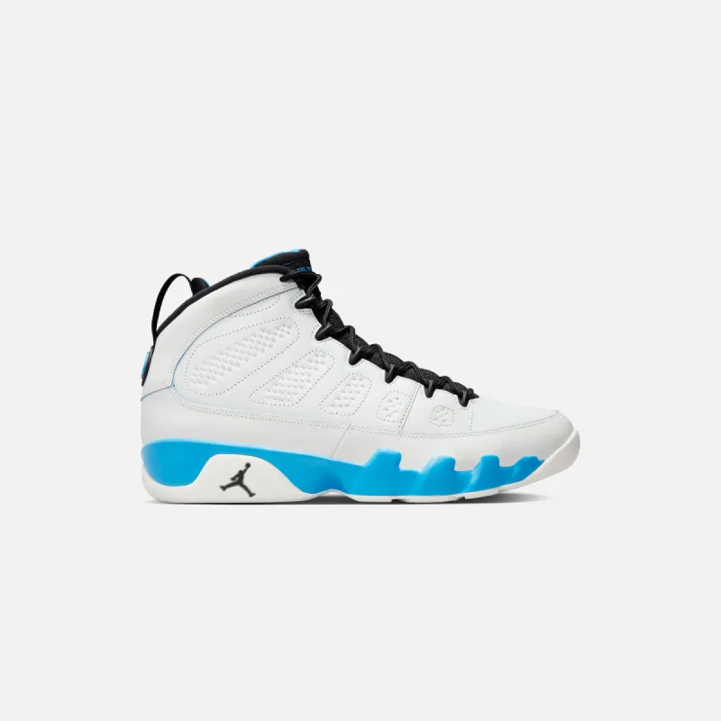 Jordan Air Jordan 9 Retro - Summit White / Black / Dark Powder Blue sold by Kith