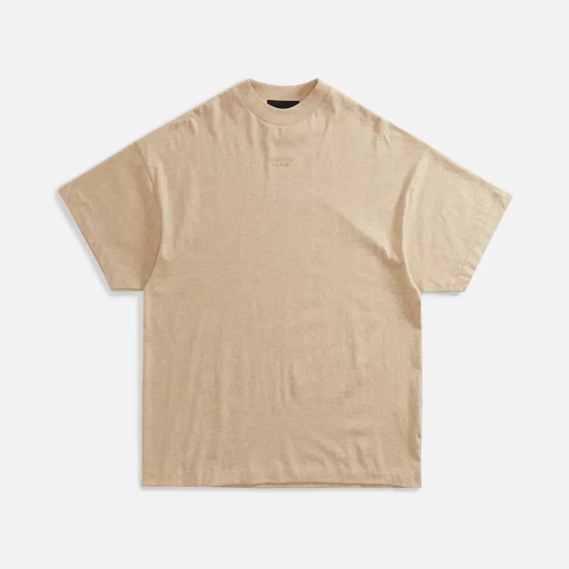 Essentials Tee - Gold Heather sold by Kith