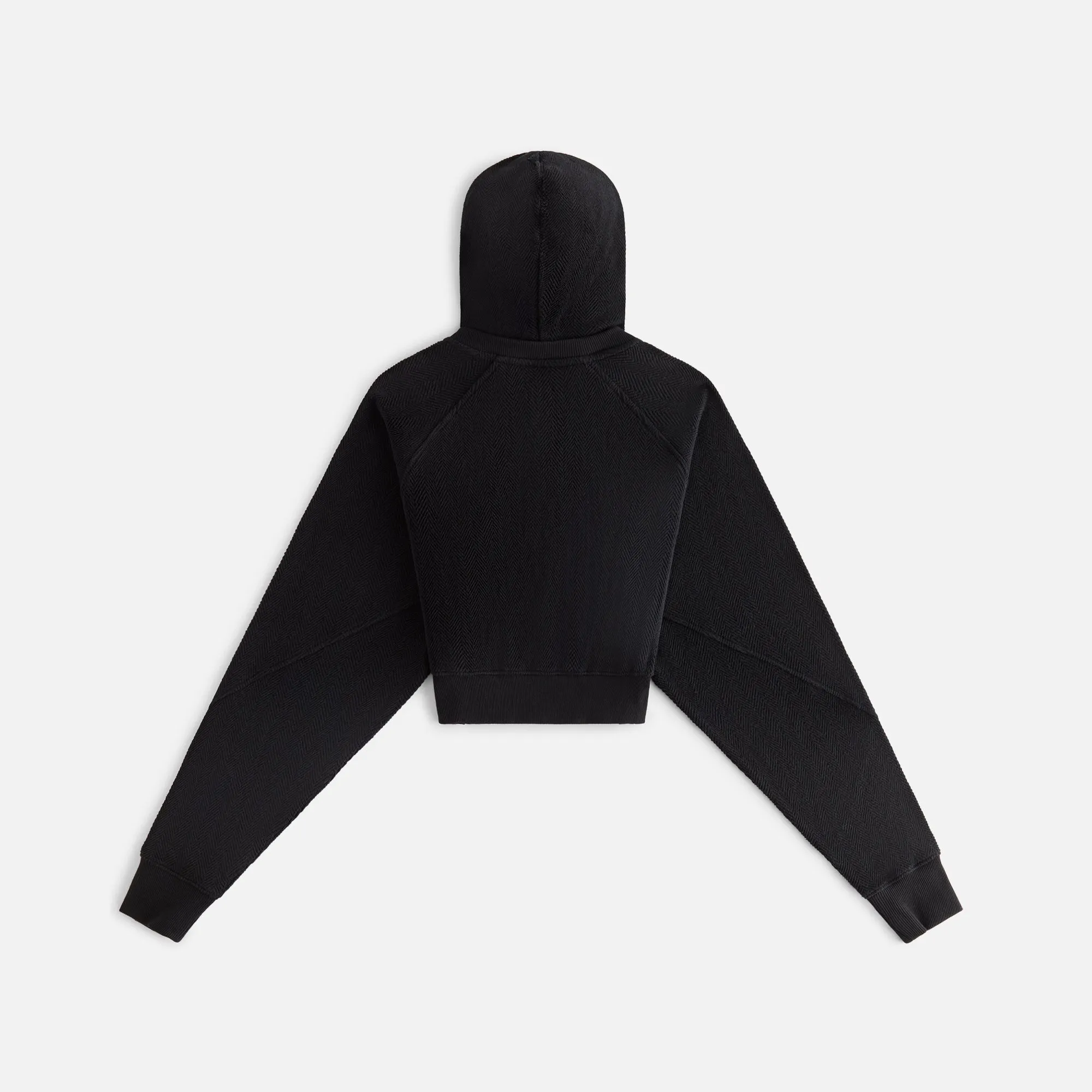 Kith Women Hillside Henley Hoodie - Black sold by Kith product image thumbnail 2