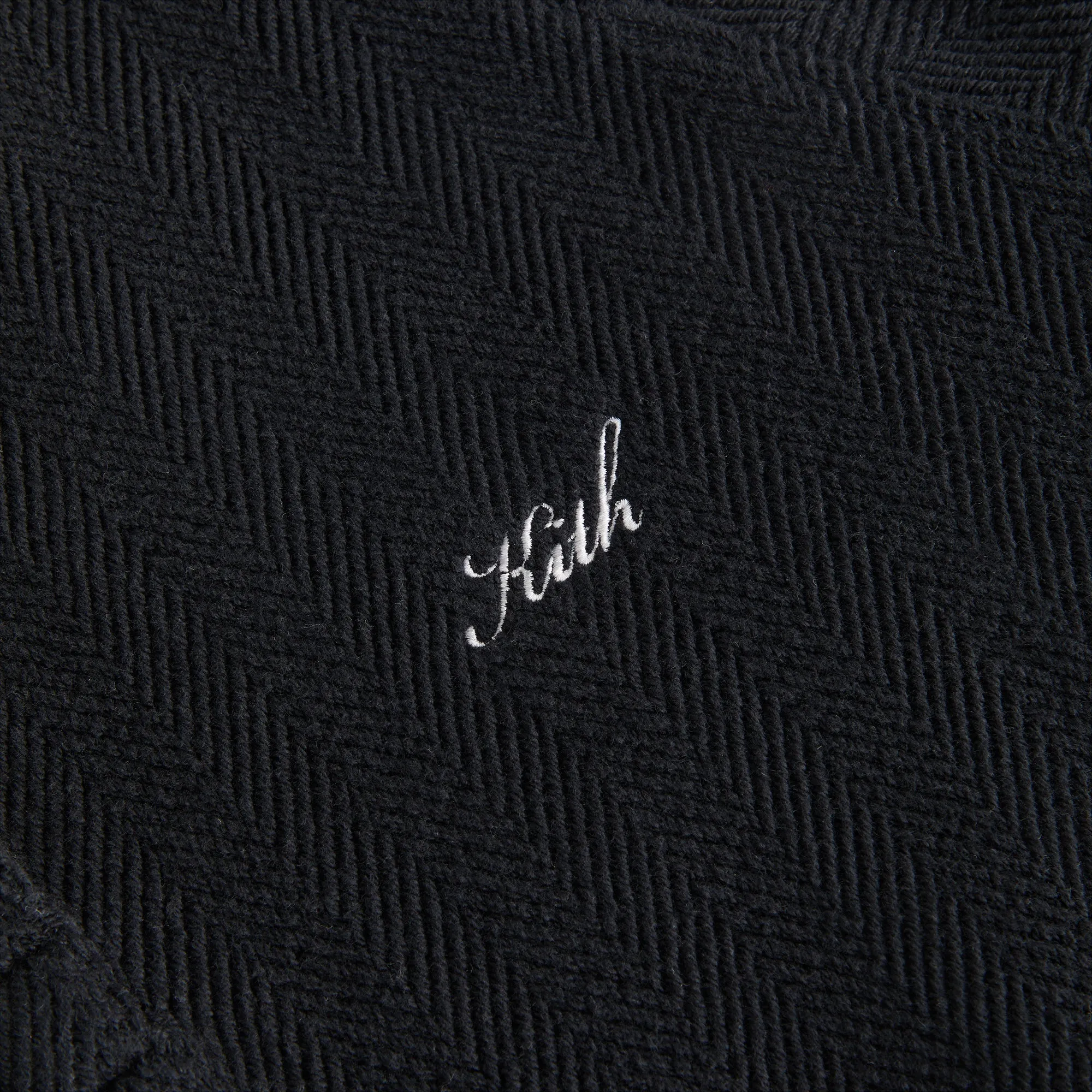 Kith Women Hillside Henley Hoodie - Black sold by Kith product image thumbnail 3