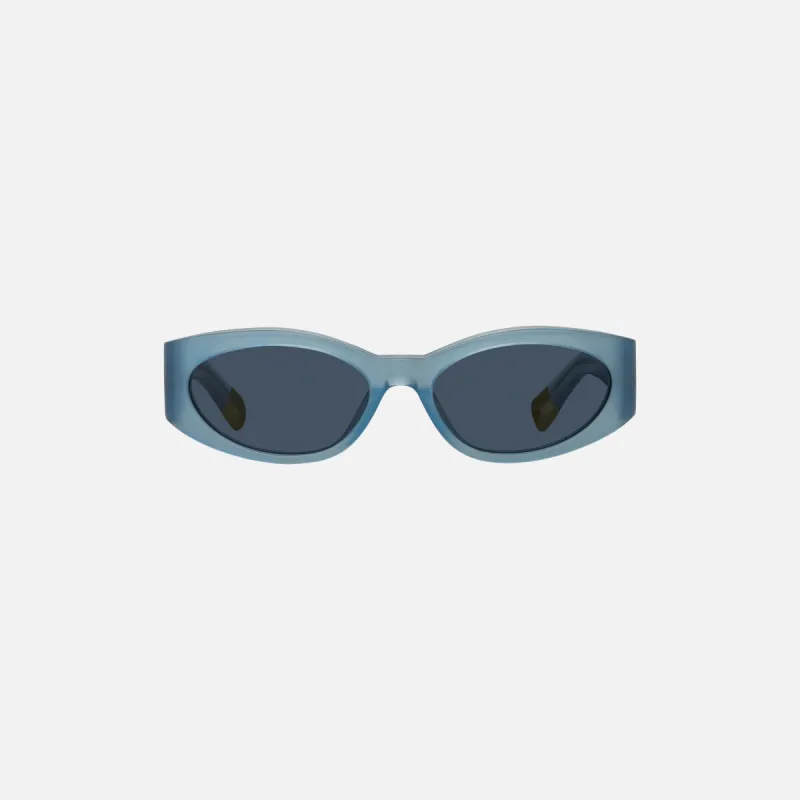 Jacquemus Ovalo Frames - Blue sold by Kith