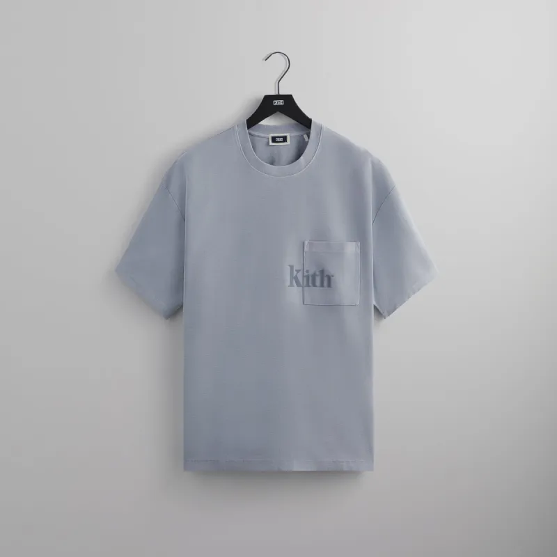 Kith Quinn Tee - Light Indigo sold by Kith