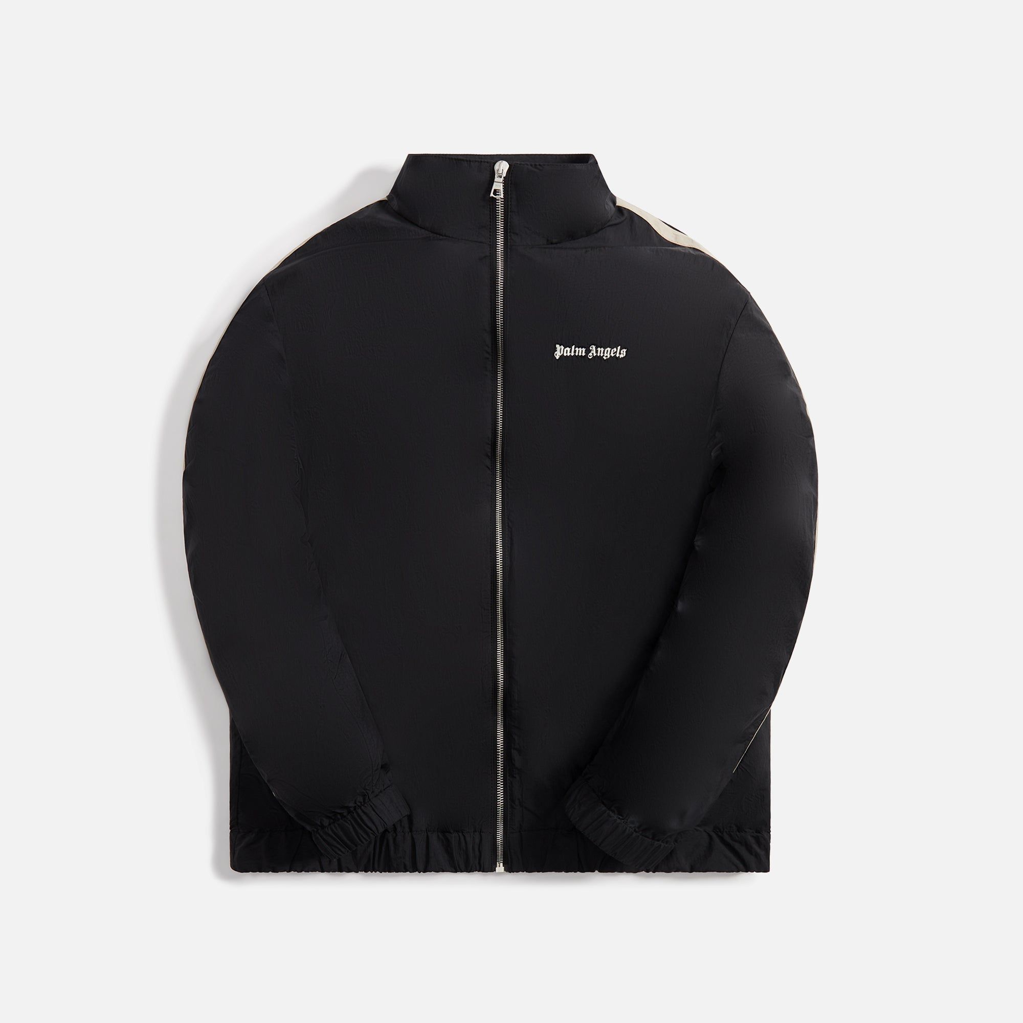 Palm Angels Nylon Track Jacket - Black / Off White sold by Kith