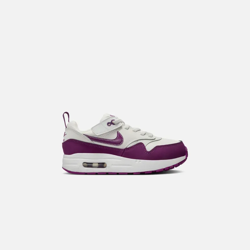 Nike PS Air Max 1 Easyon - Summit White / Viotech / White sold by Kith