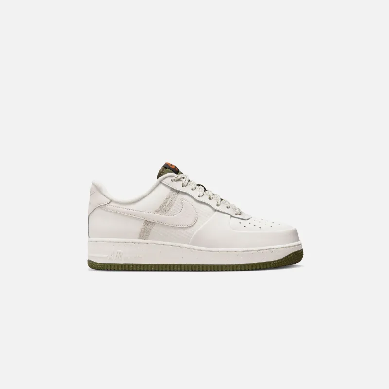 Nike Air Force 1 '07 Lv8 - Phantom / Cargo Khaki / Dark Russet / Metallic Silver sold by Kith
