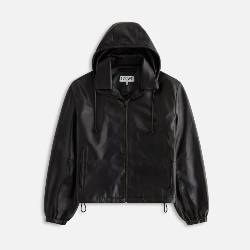 Loewe Hooded Jacket - Black sold by Kith