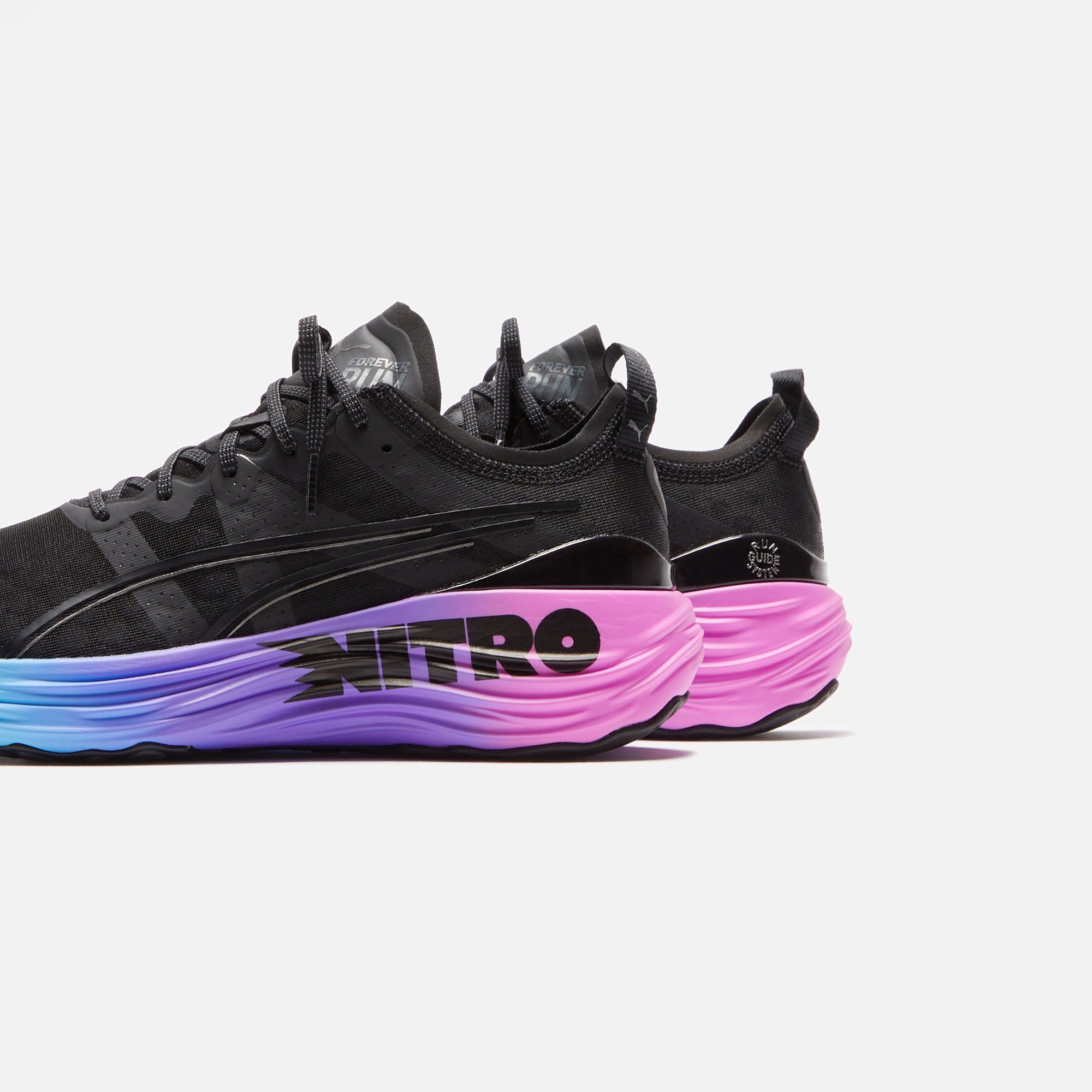 Puma Foreverrun Nitro Sunset - Puma Black / Luminous Blue / Electric Orchid sold by Kith product image thumbnail 3