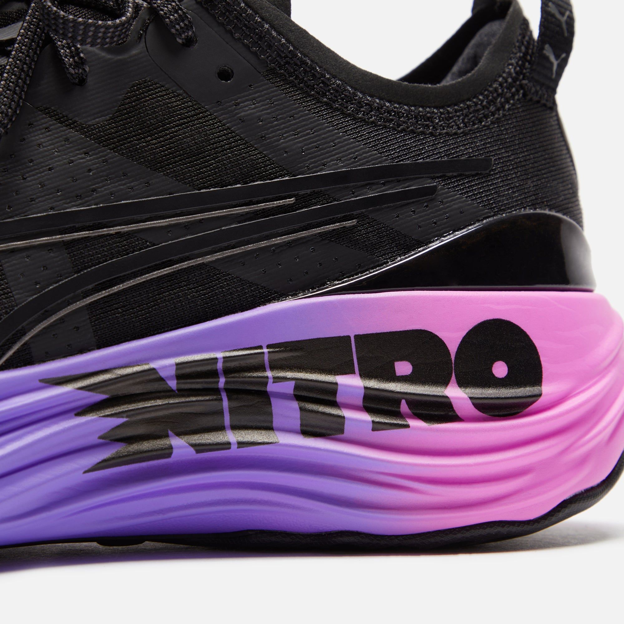 Puma Foreverrun Nitro Sunset - Puma Black / Luminous Blue / Electric Orchid sold by Kith product image thumbnail 4