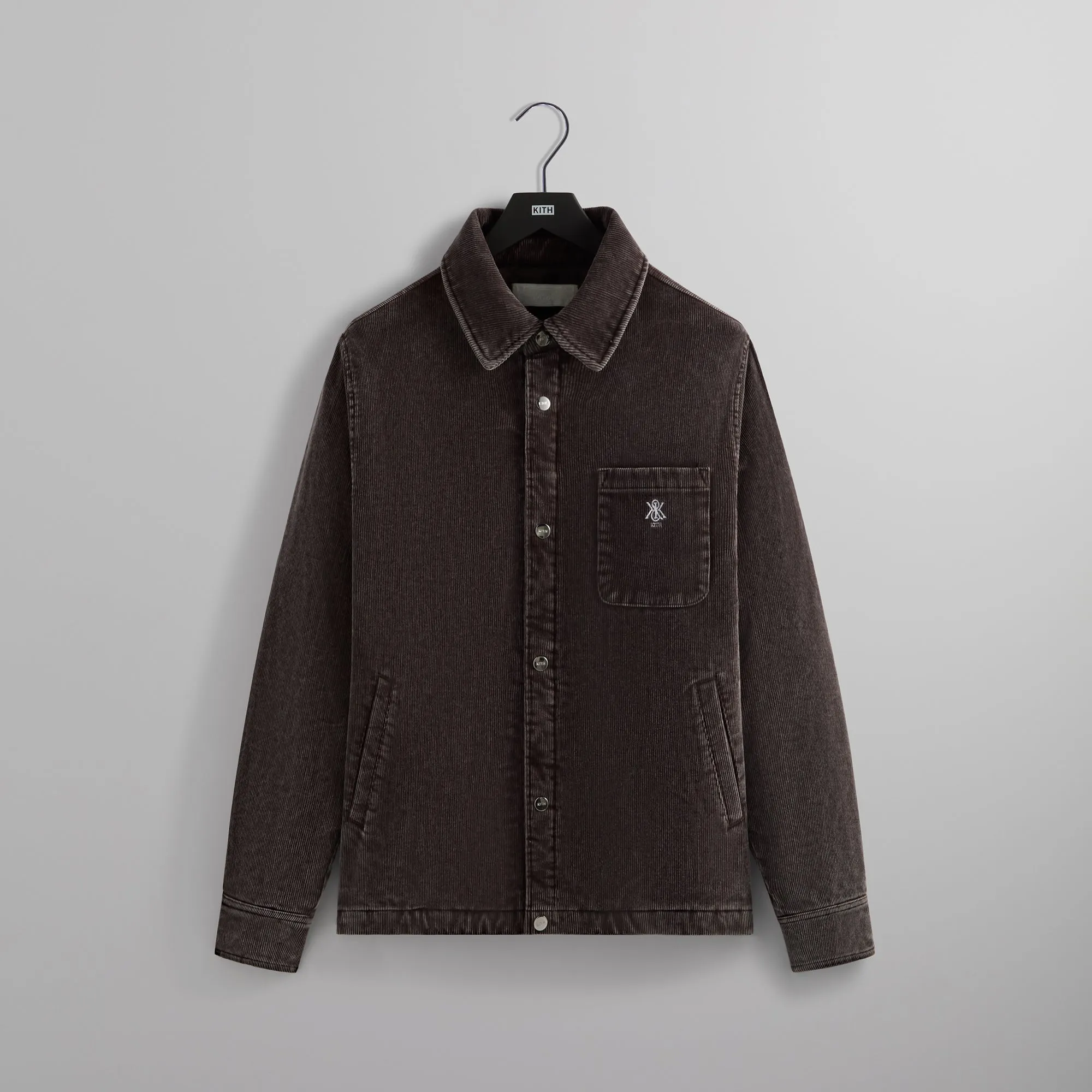 Kith Washed Corduroy Brixton Puffed Shirt Jacket - Incognito sold by Kith