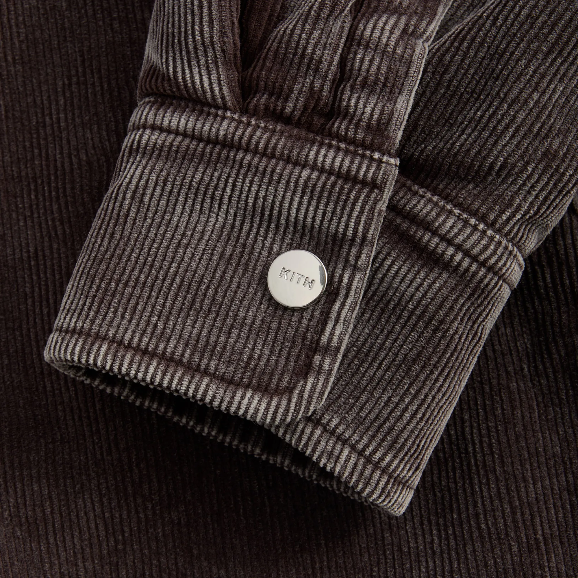 Kith Washed Corduroy Brixton Puffed Shirt Jacket - Incognito sold by Kith product image thumbnail 4