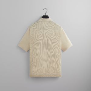Kith for Wilson Cable Sweater Polo - Seedpearl sold by Kith