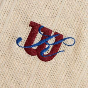 Kith for Wilson Cable Sweater Polo - Seedpearl sold by Kith