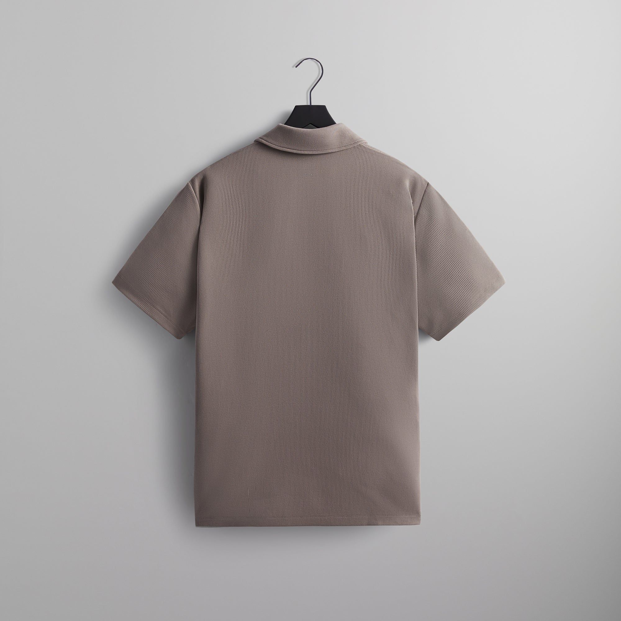 Kith Micro Waffle Drew Polo - Quicksand | Parallel