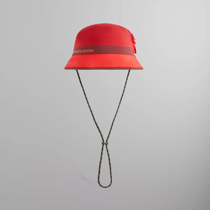 Kith for Columbia Bagwell Nylon Utility Bucket Hat - Ping made by Kith