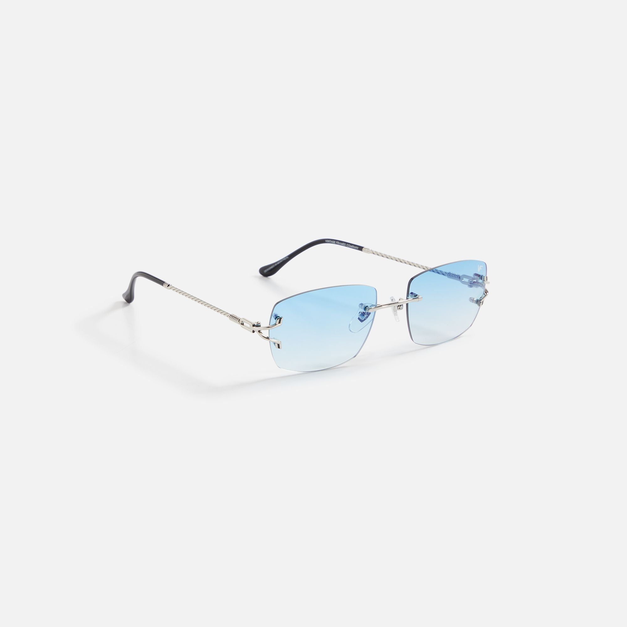 Vintage Frames Bal Harbour White Gold - Blue Flash sold by Kith product image thumbnail 2