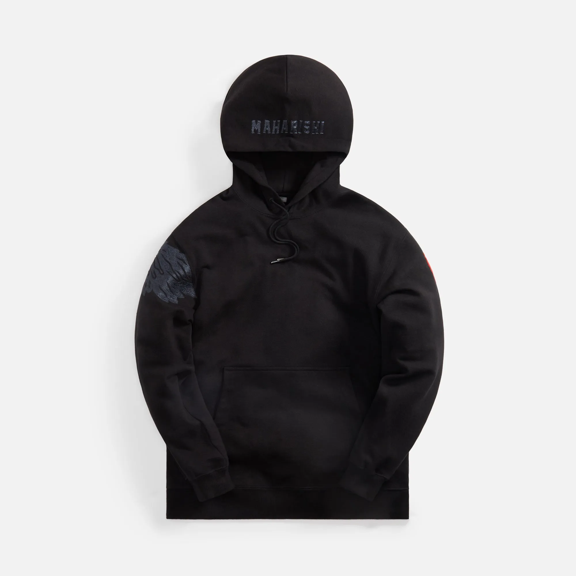Maharishi Eagle vs Snake Hooded Sweatshirt - Black sold by Kith