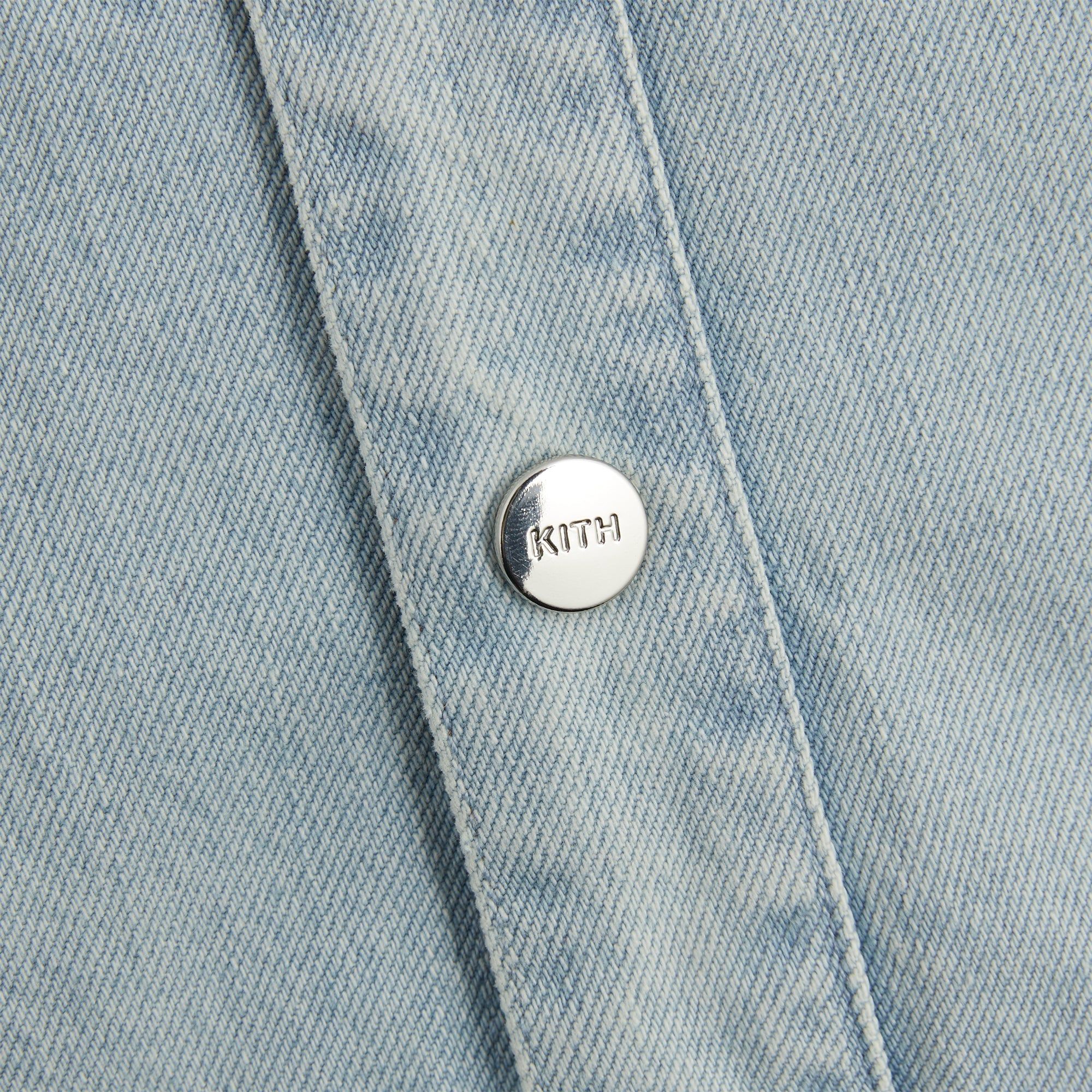 Kith Quilted Apollo Shirt - Light Indigo PH sold by Kith product image thumbnail 3