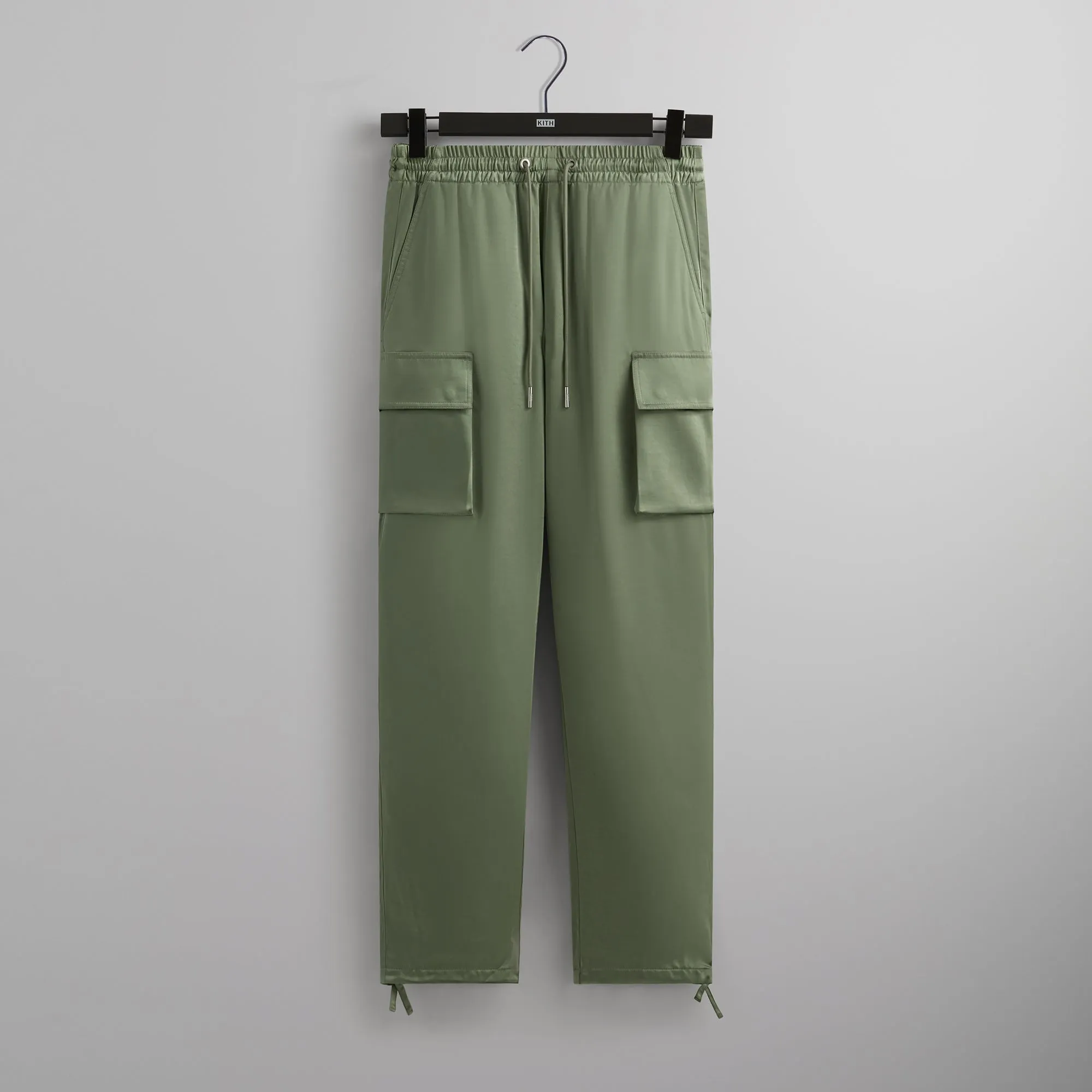 &Kin Washed Satin Kelvin Parachute Pant - Bay Breeze sold by Kith