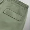 &Kin Washed Satin Kelvin Parachute Pant - Bay Breeze sold by Kith