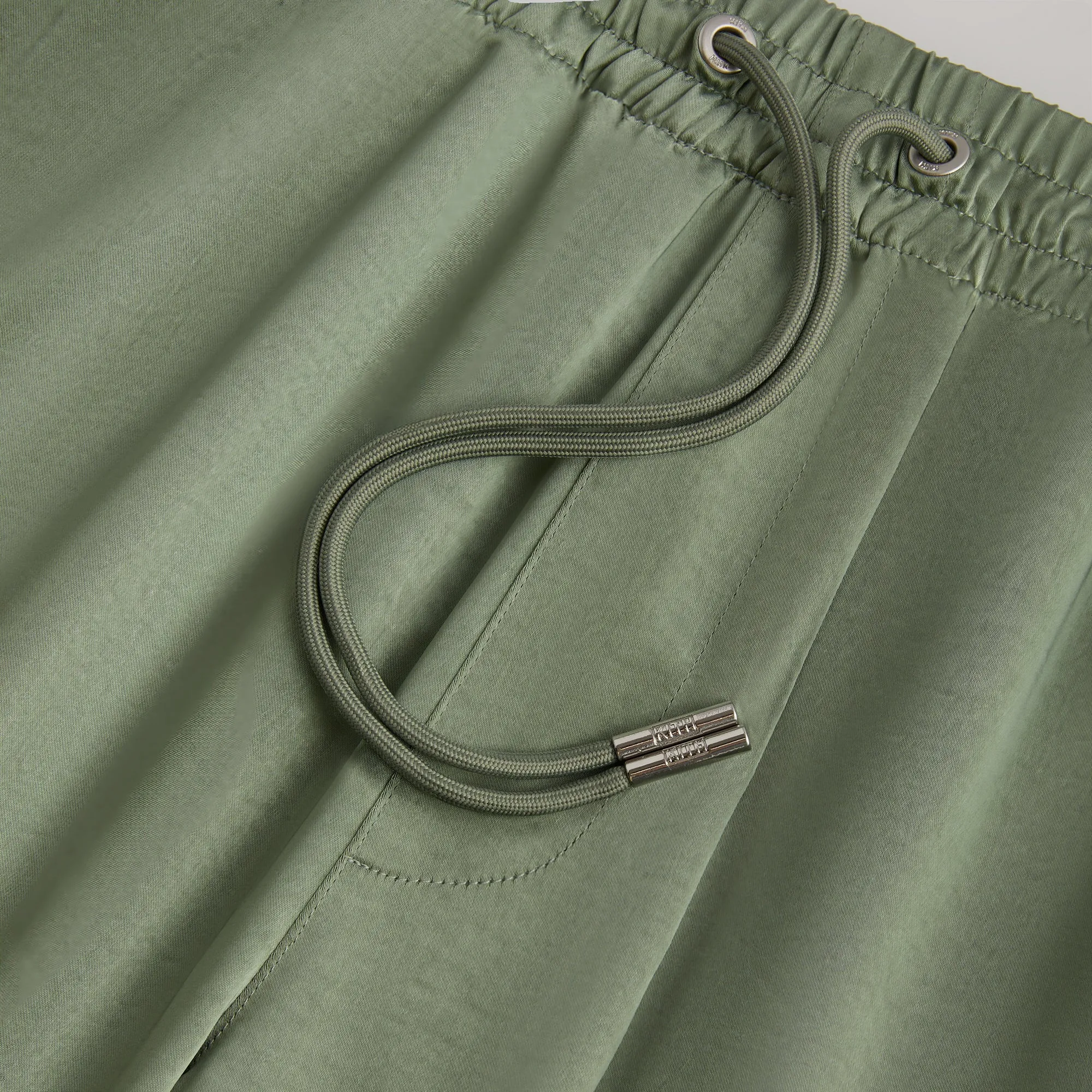 &Kin Washed Satin Kelvin Parachute Pant - Bay Breeze sold by Kith product image thumbnail 3