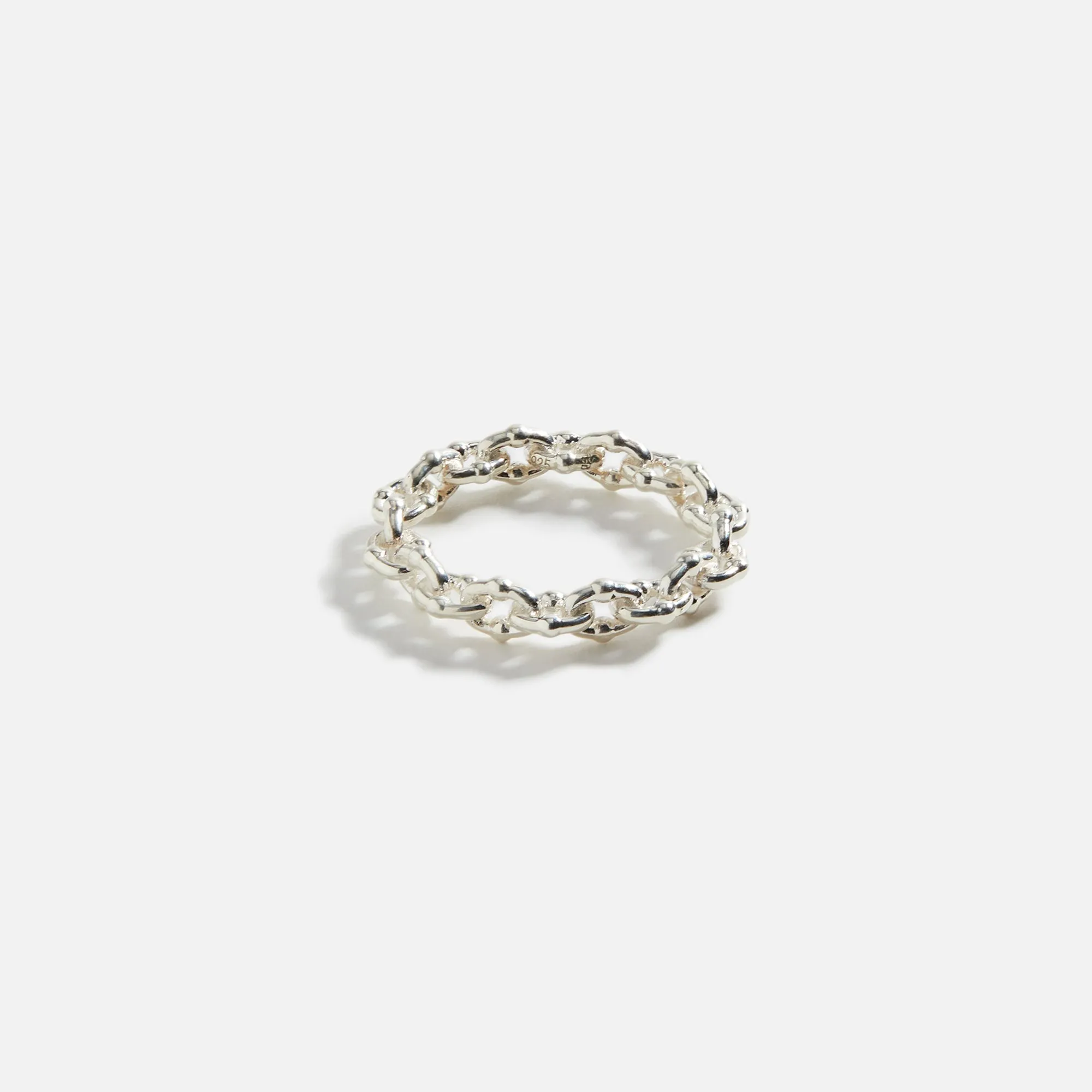 Greg Yuna Umlaut Link Ring - Silver sold by Kith product image thumbnail 2