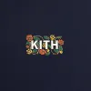 Kith Floral Classic Logo Long Sleeve Tee - Nocturnal sold by Kith