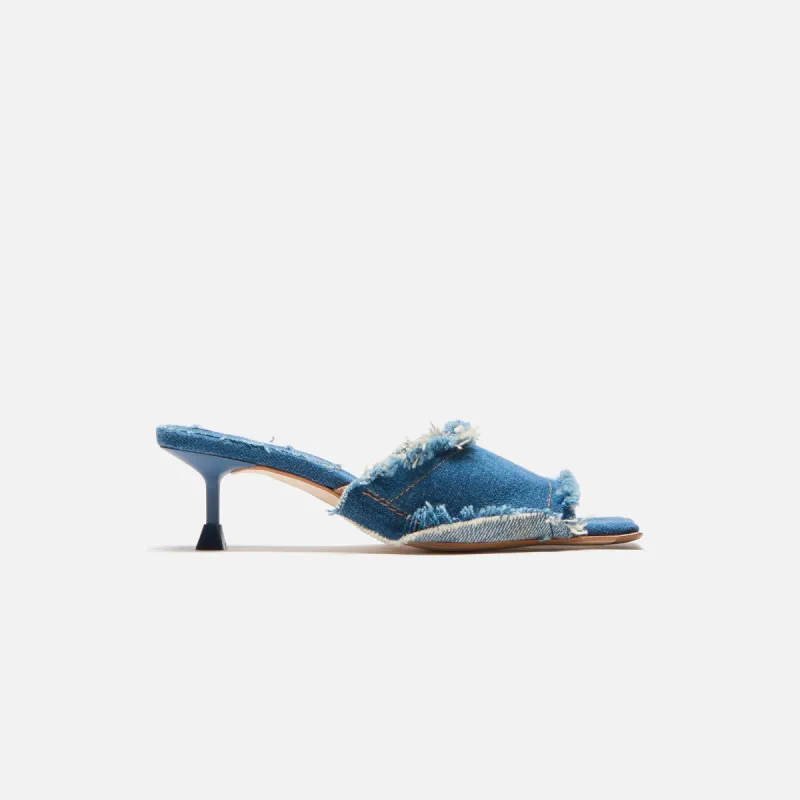 Miista Betina Denim Sandals - Blue sold by Kith