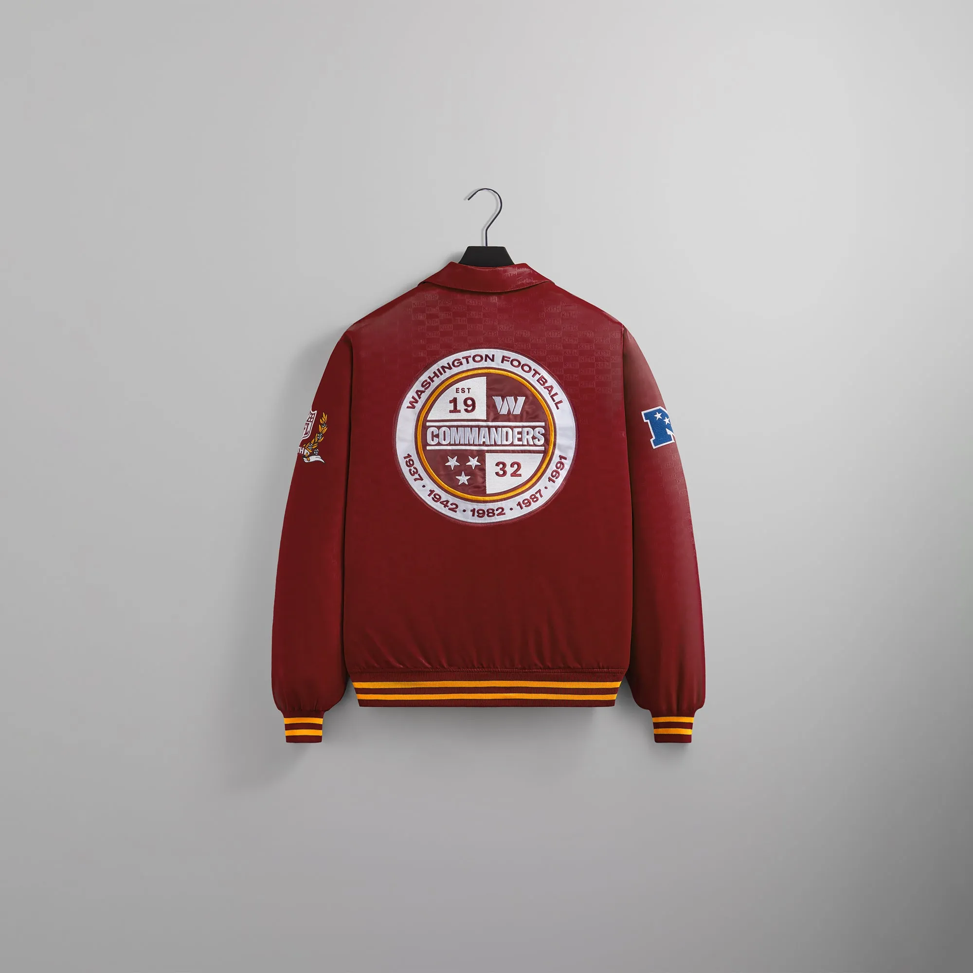 Kith for the NFL: Commanders Satin Bomber Jacket - Prompt sold by Kith product image thumbnail 2