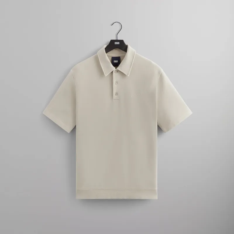 Kith Micro Waffle Drew Polo - Angelite | Parallel