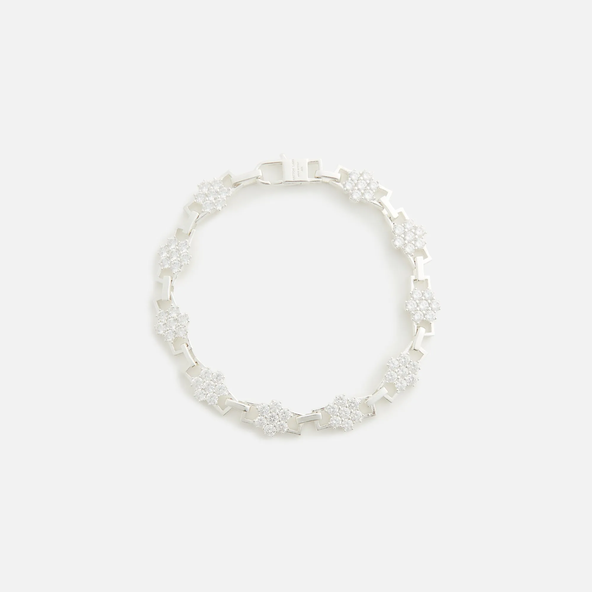 Hatton Labs Daisy Bracelet - Silver / White sold by Kith