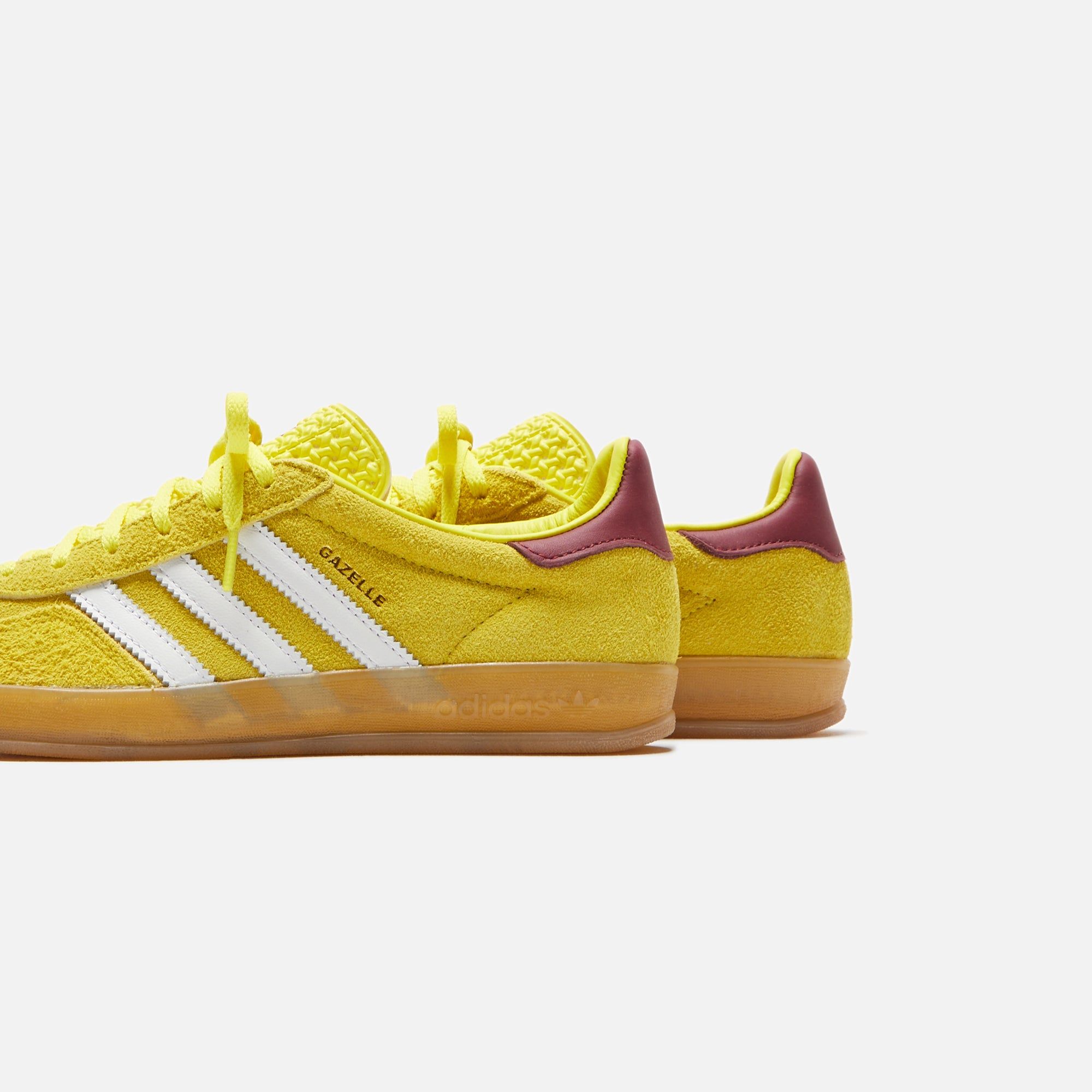 adidas WMNS Gazelle Indoor - Bright Yellow / White sold by Kith product image thumbnail 3
