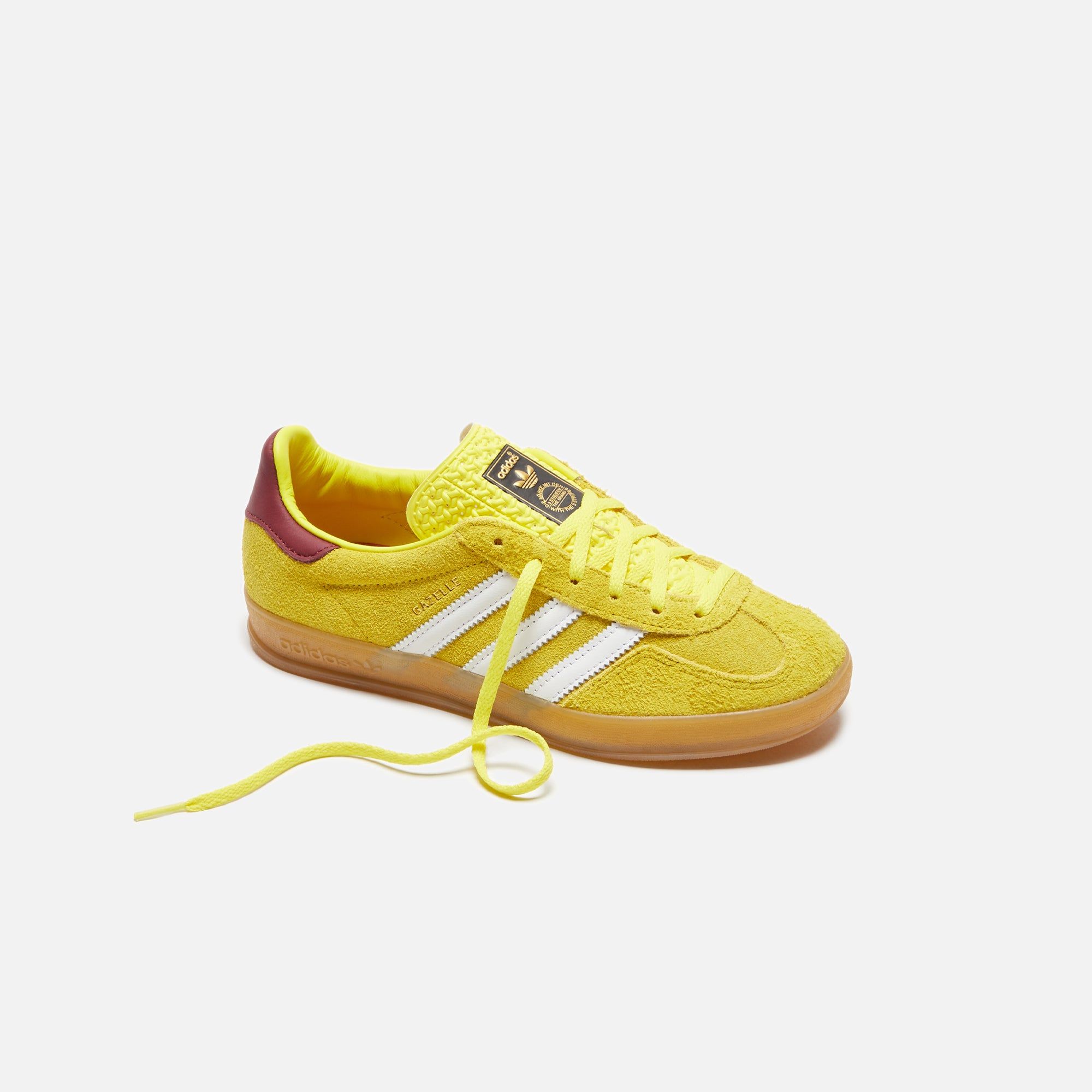 adidas WMNS Gazelle Indoor - Bright Yellow / White sold by Kith product image thumbnail 5