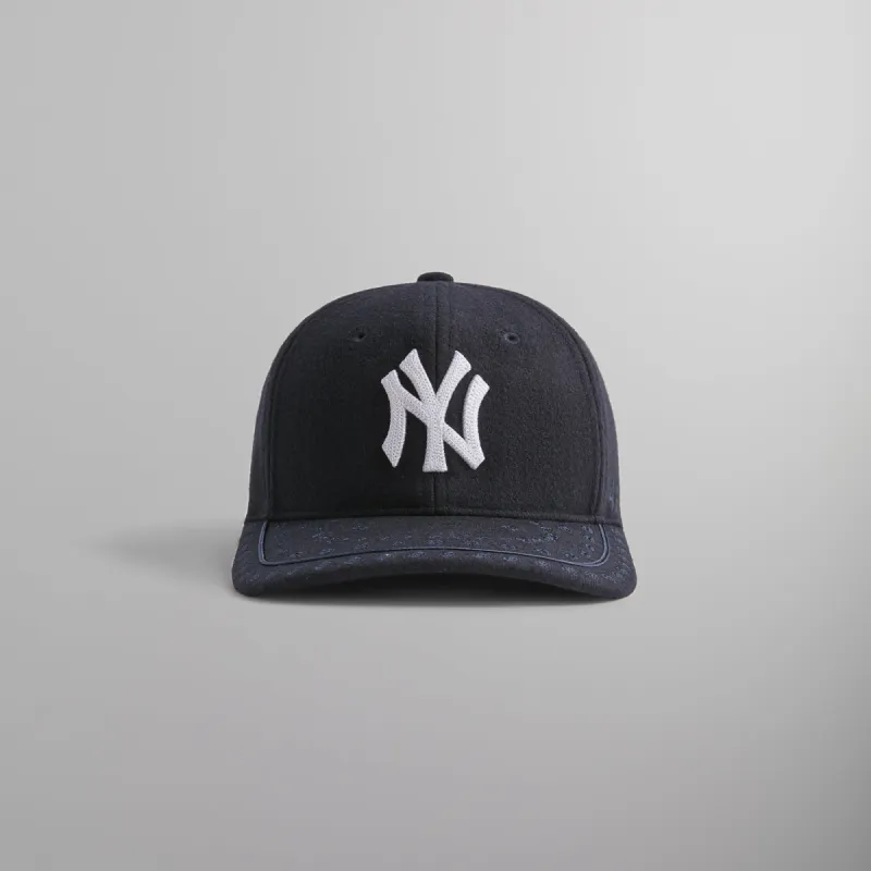 Kith for the New York Yankees Bandana Unstructured Fitted Cap - Nocturnal sold by Kith