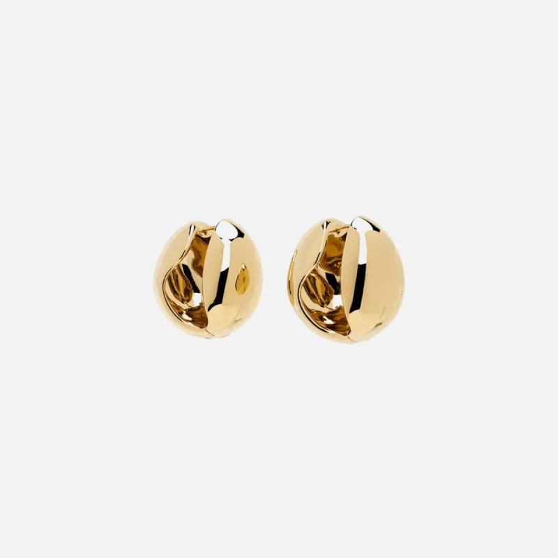 Coperni Logo Earrings - Gold sold by Kith