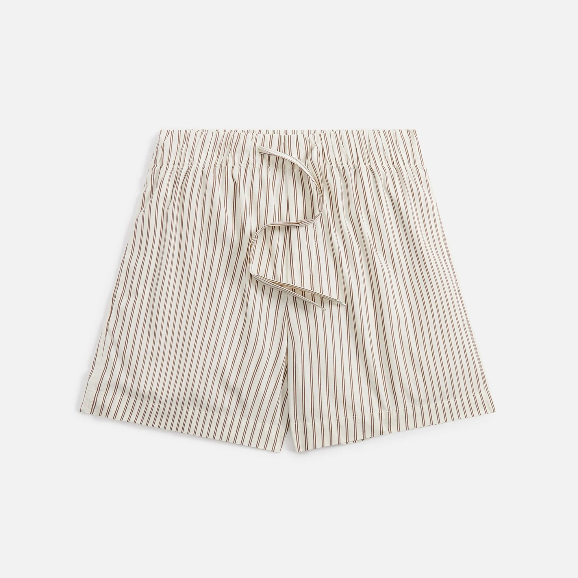 Tekla Poplin Pajama Shorts - Hopper Stripes sold by Kith