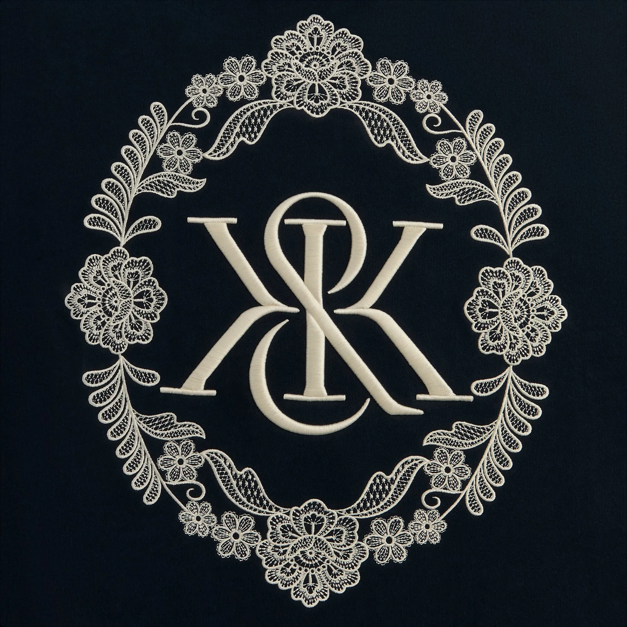 Kith Floral Lace Nelson Crewneck - Abyss sold by Kith product image thumbnail 3