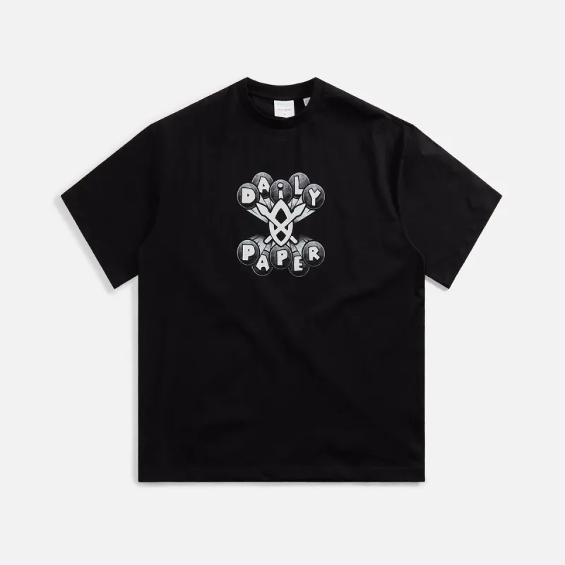 Daily Paper Omar Tee - Black sold by Kith