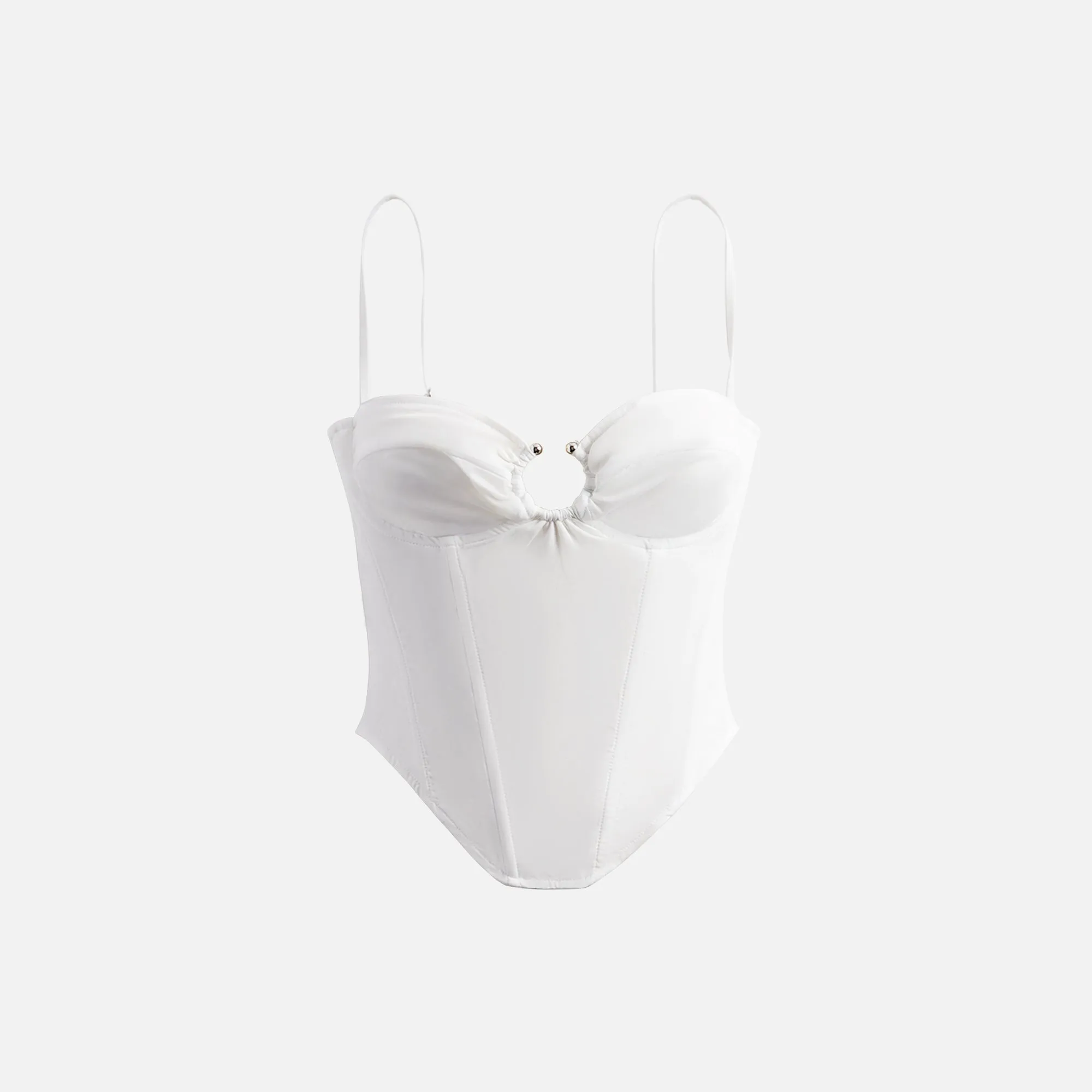 Miaou Deia Corset - White sold by Kith