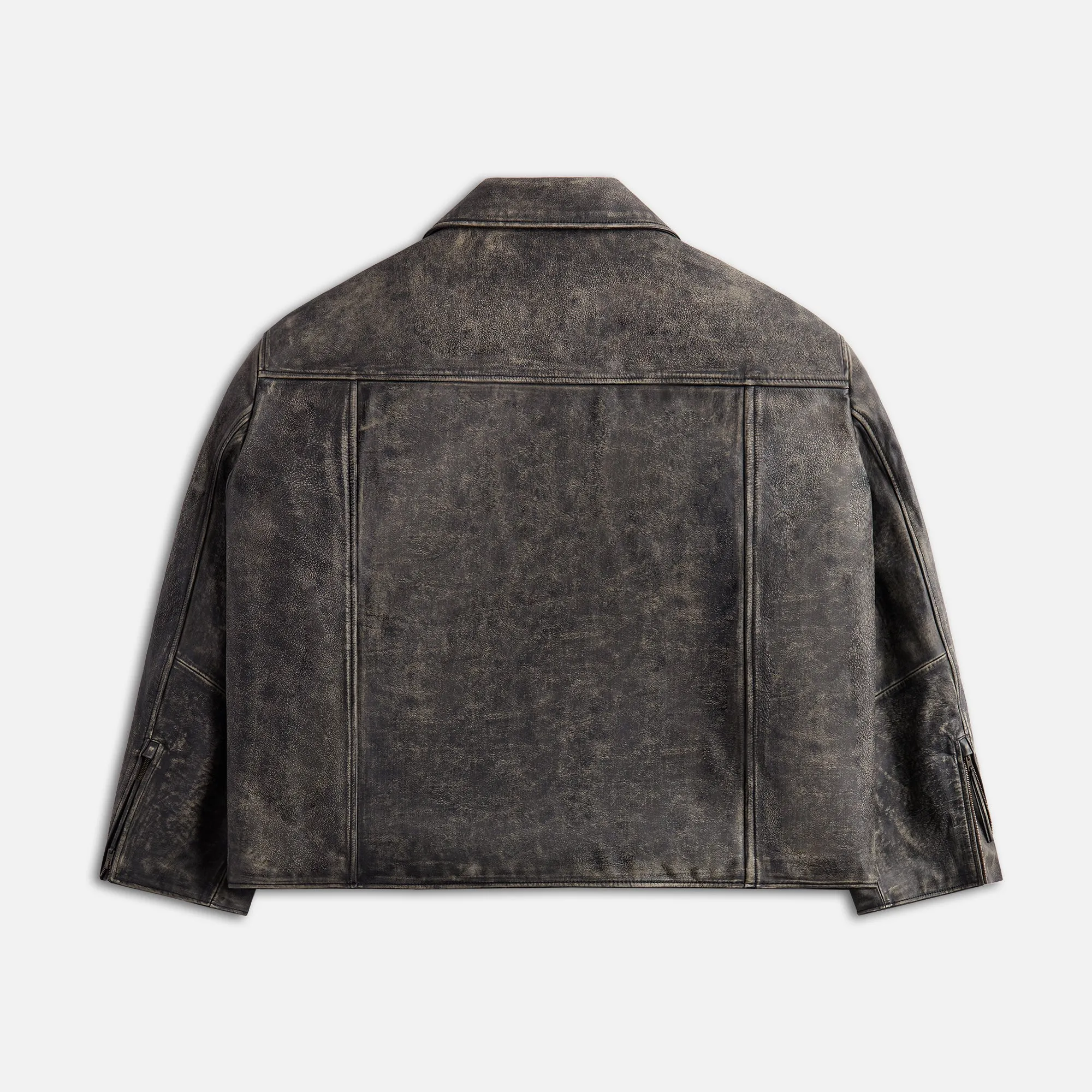 Acne Studios Biker Sanding Leather Jacket - Black sold by Kith product image thumbnail 2