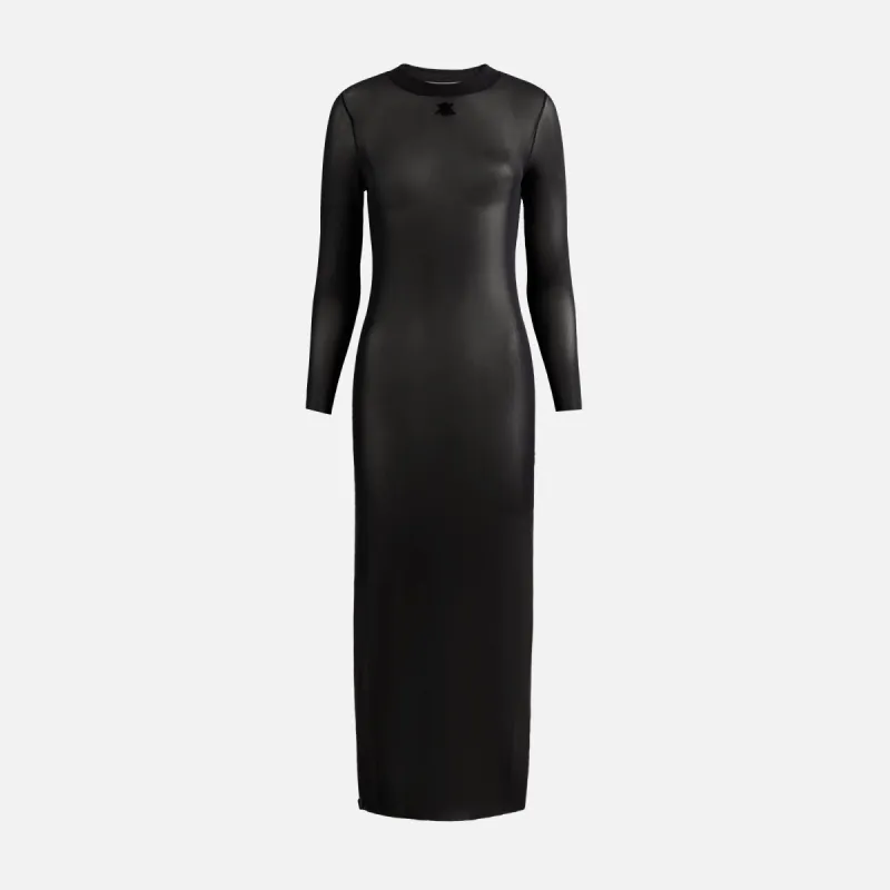 Kith Women Miki Mesh Midi Dress - Black made by Kith