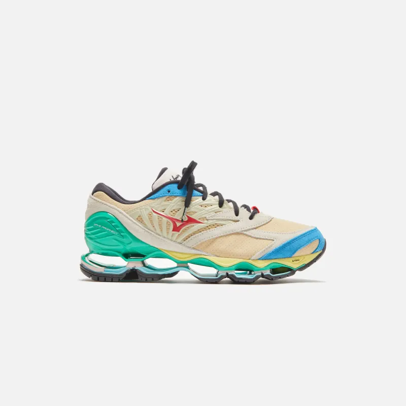Mizuno Wave Prophecy LS - Mojave Desert / High Risk Red sold by Kith