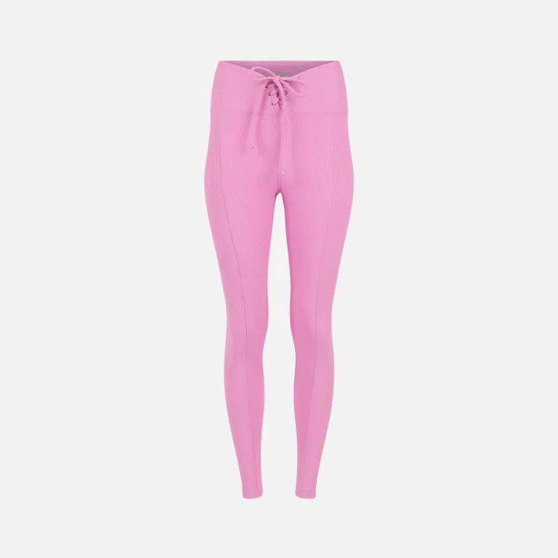 Year of Ours Ribbed Football Legging - Flamingo Pink sold by Kith