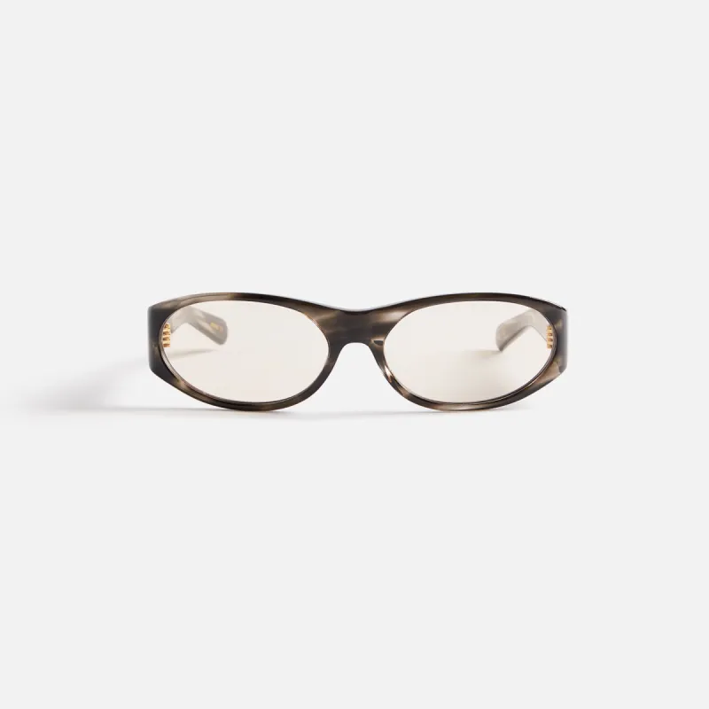 Flatlist Eddie Kyu Sunglasses - Clear Grey / Transparent Grey Lens sold by Kith