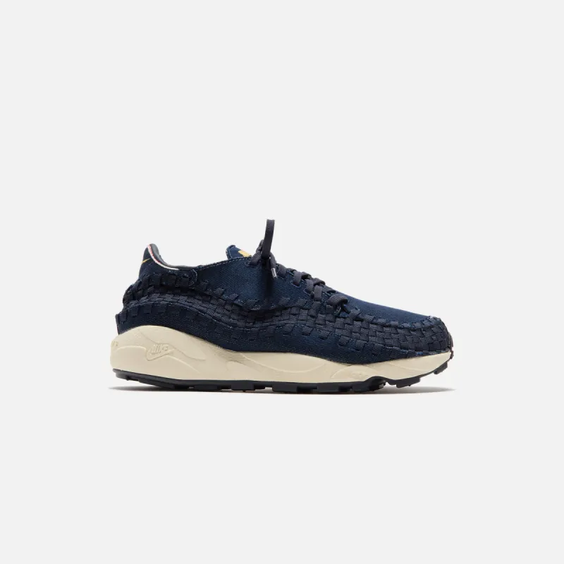 Nike Air Footscape Woven - Denim / Wheat Gold / Obsidian / Coconut Milk sold by Kith